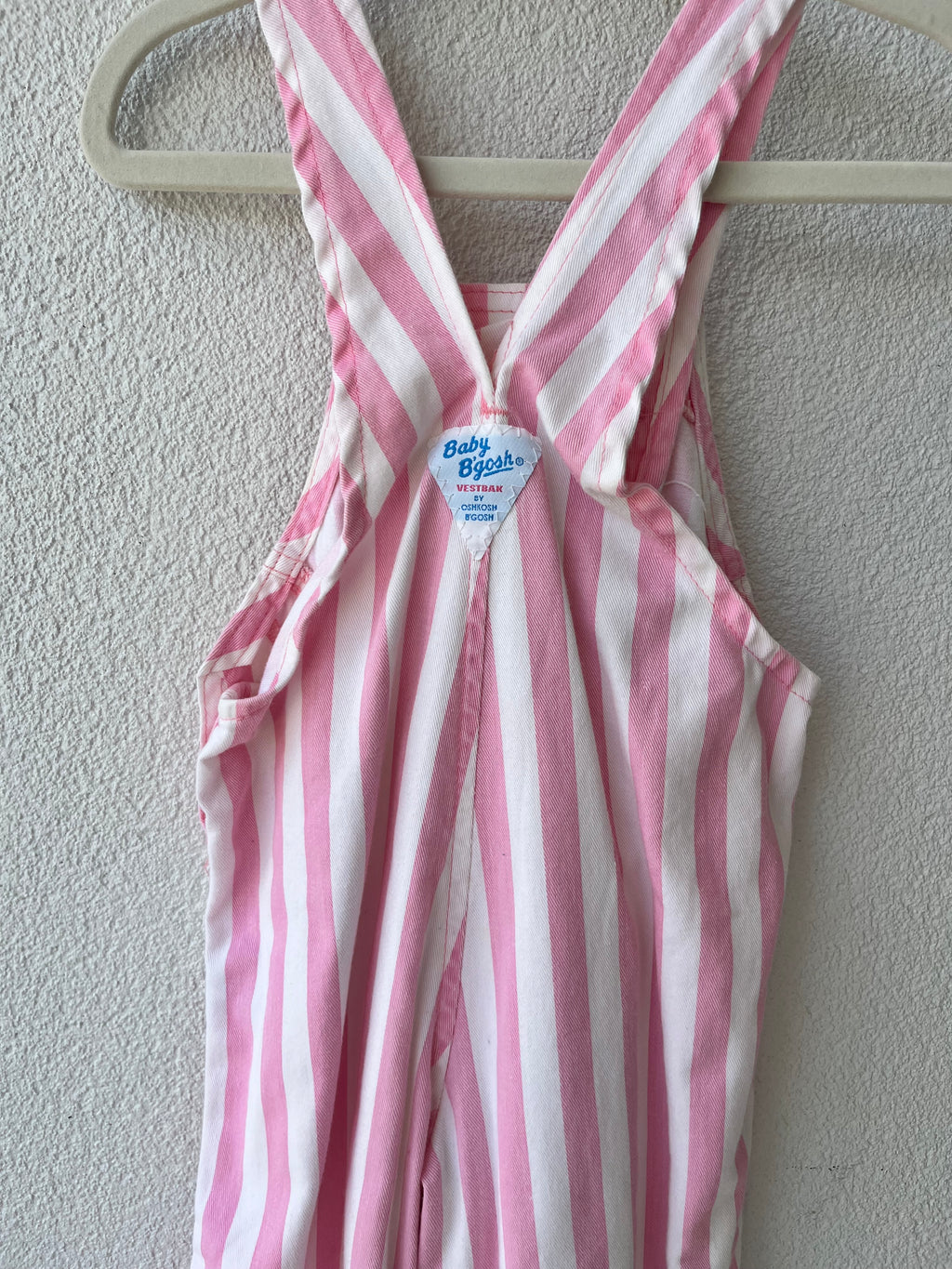 Oshkosh B'Gosh Pink Stripe Overalls