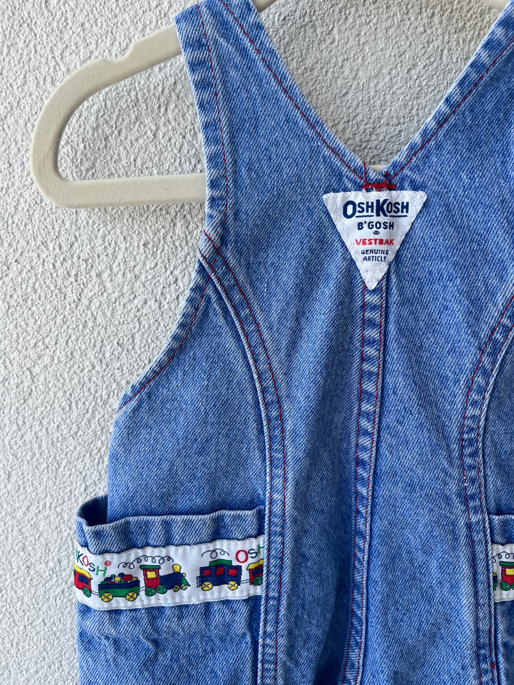 Oshkosh B'Gosh Train Bubble Overalls