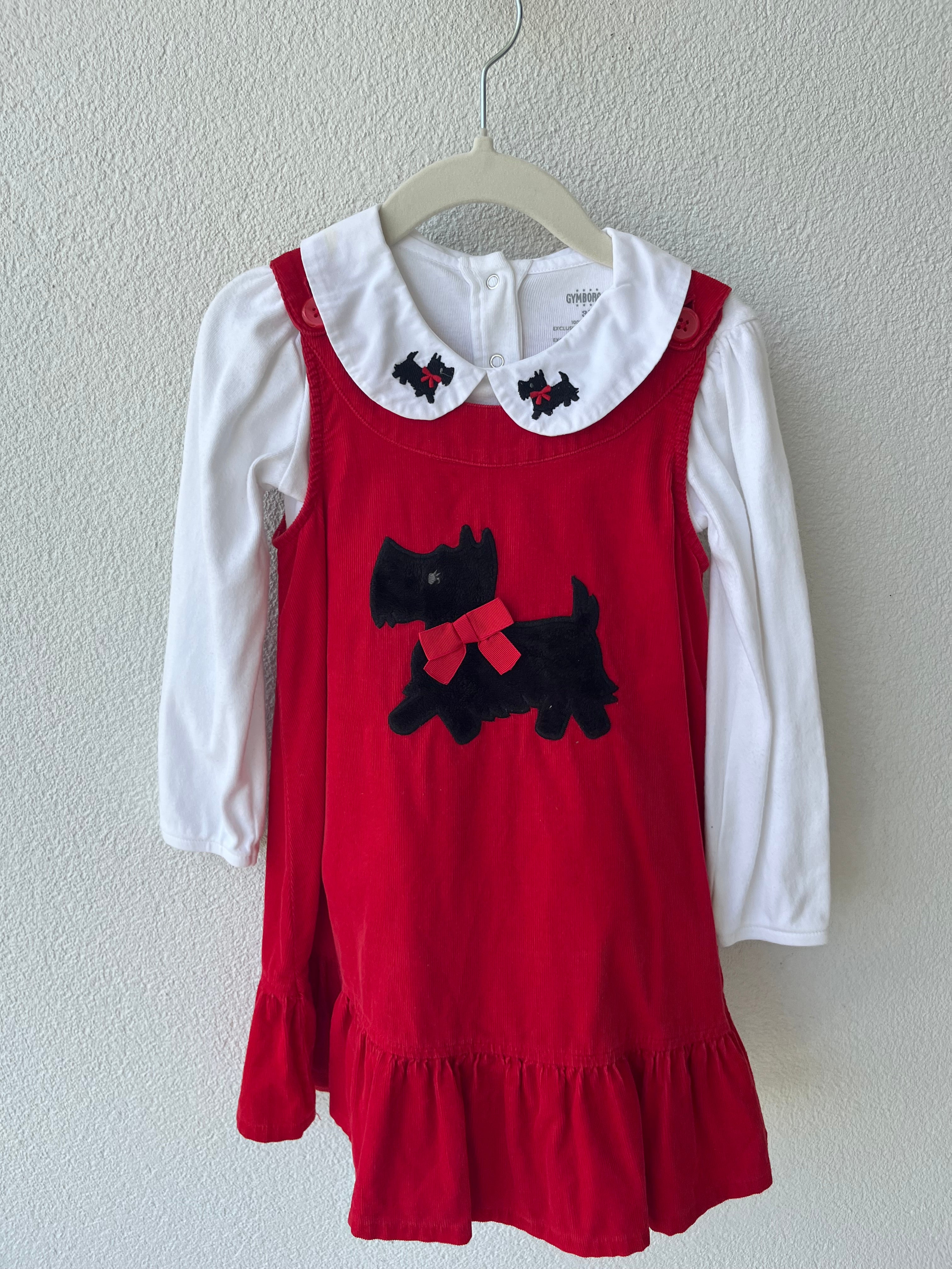 Gymboree Scottish Terriers Dress & Tights