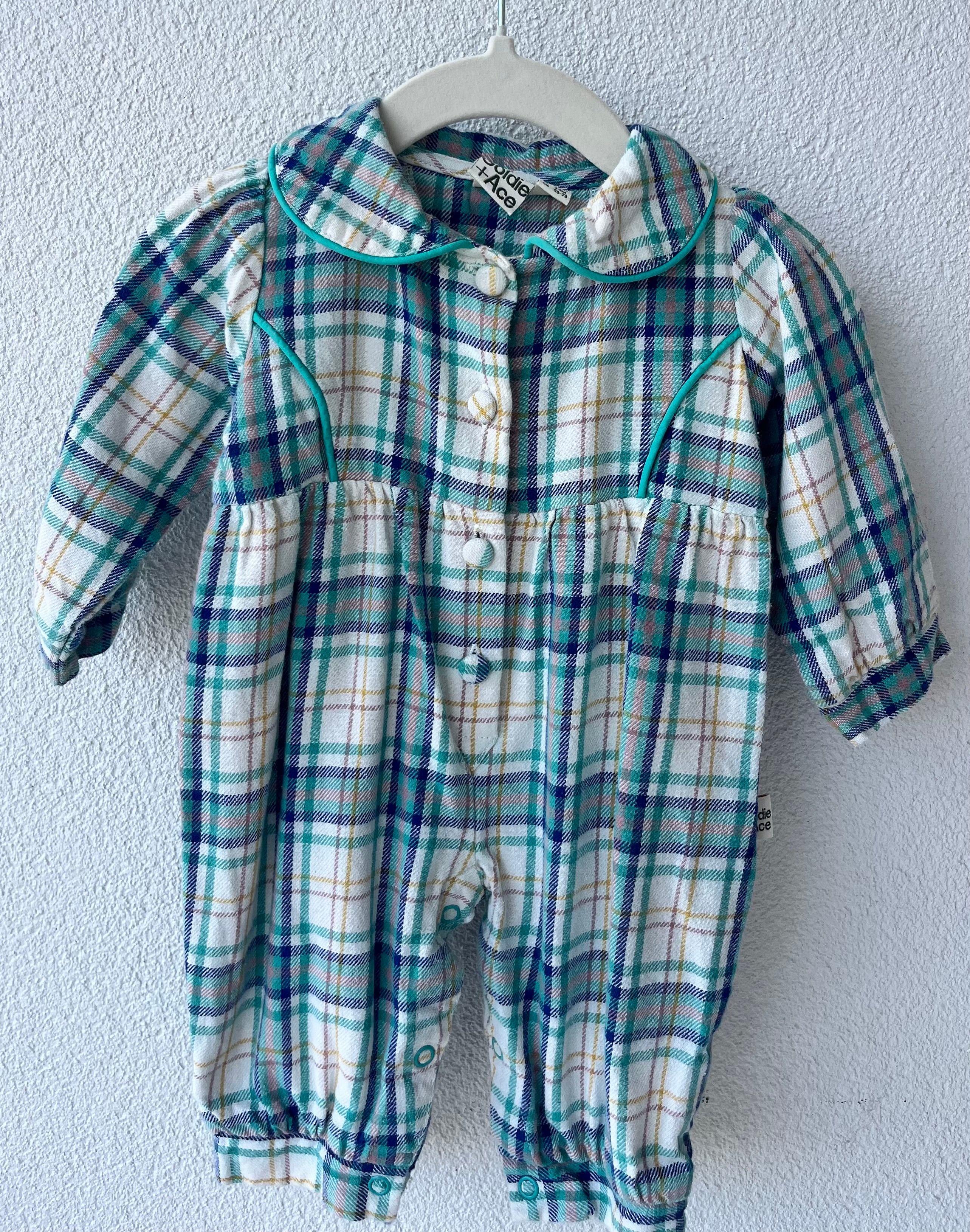 Goldie + Ace Plaid Onsie