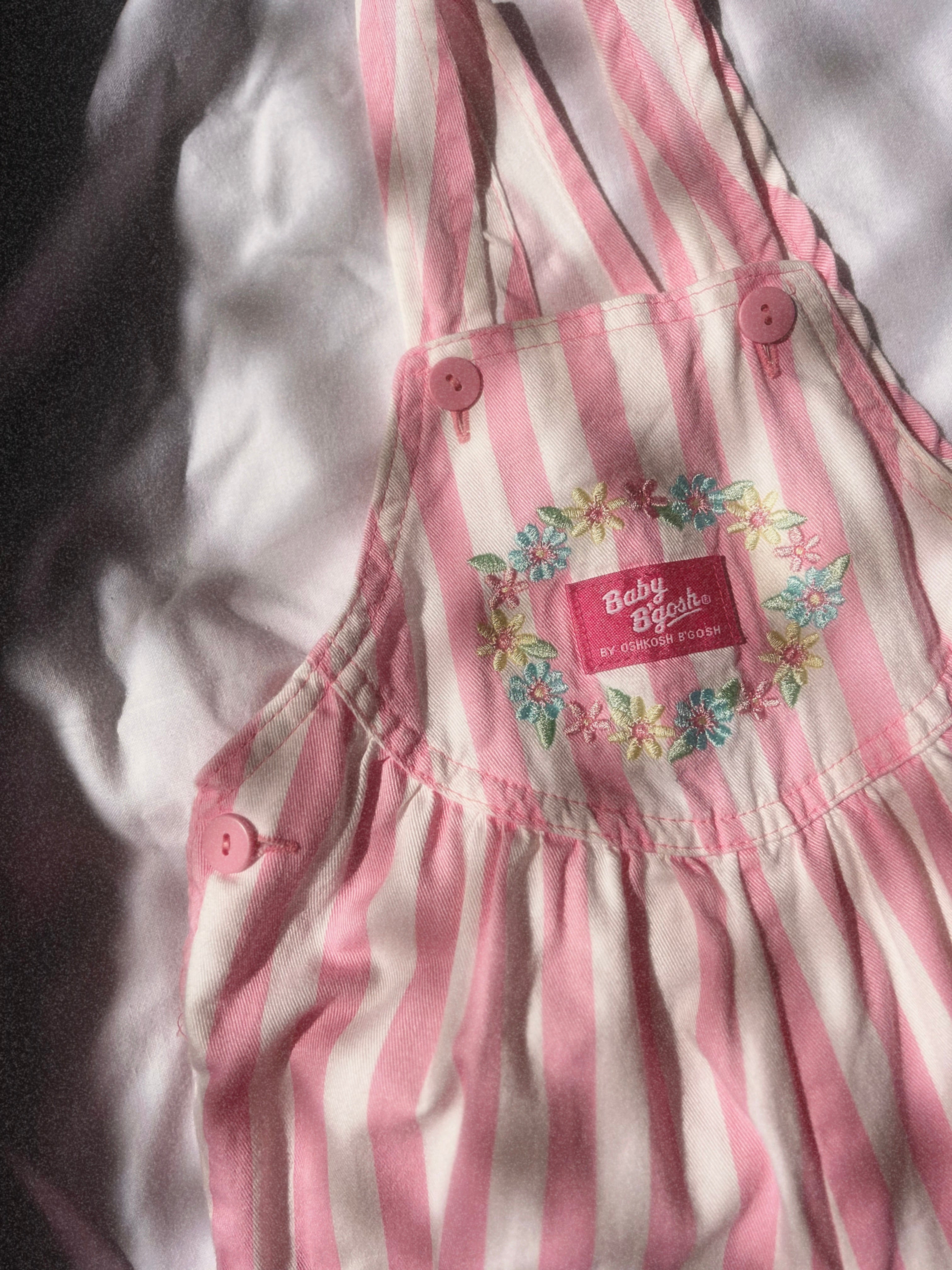 Oshkosh B'Gosh Pink Stripe Overalls