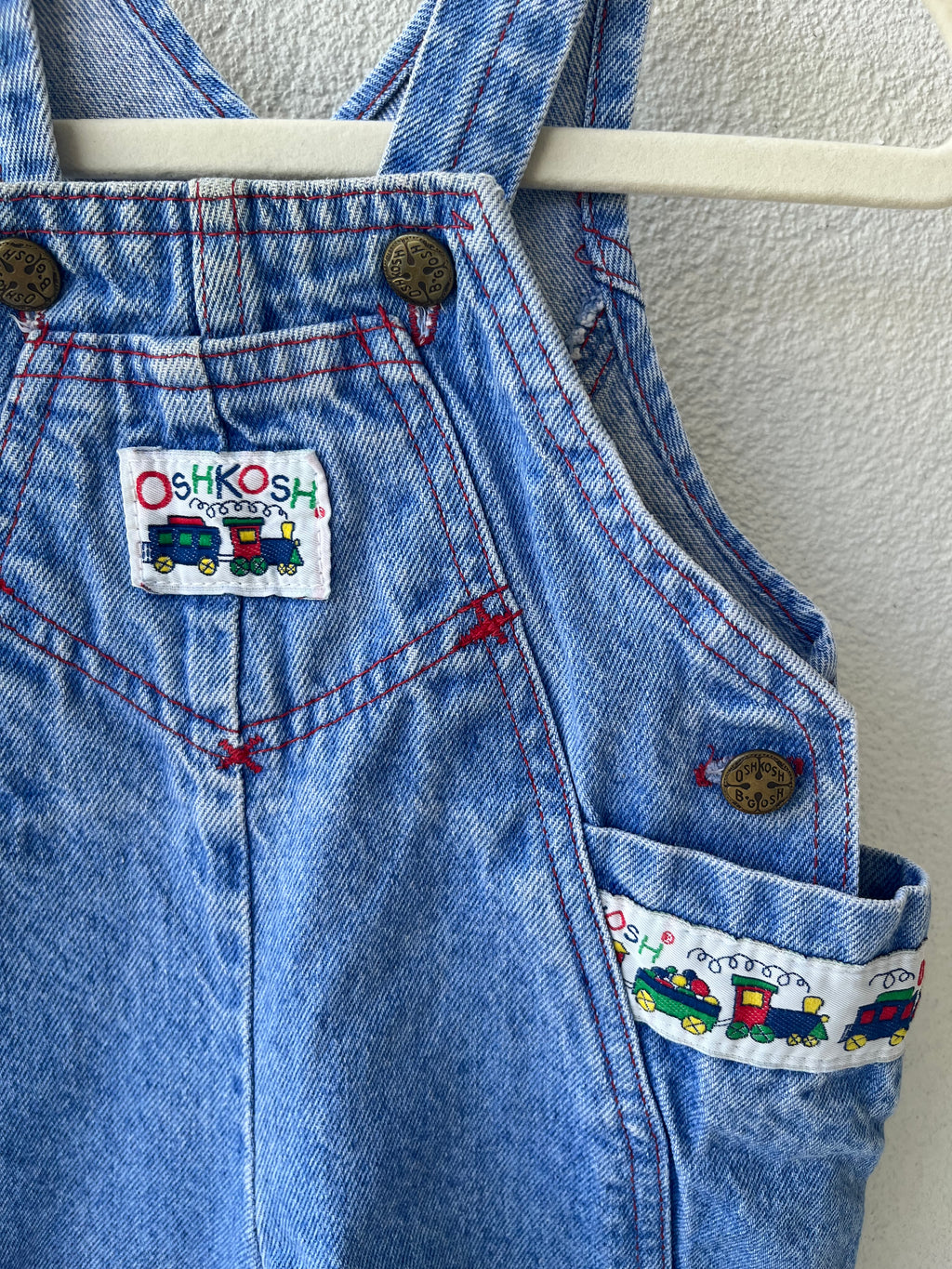 Oshkosh B'Gosh Train Bubble Overalls